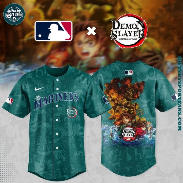 Seattle Mariners MLB x Demon Slayer 2025 Jersey