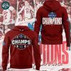 Black South Carolina Women Basketball 2025 SEC Conference Tournament Champions Locker Room Hoodie