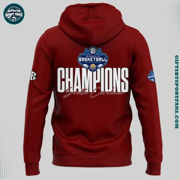 South Carolina Gamecocks 2025 SEC Women Champions 2025 Hoodie