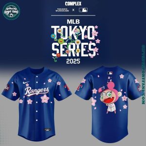 Texas Rangers x Takashi Murakami Tour Tokyo Series 2025 Jersey