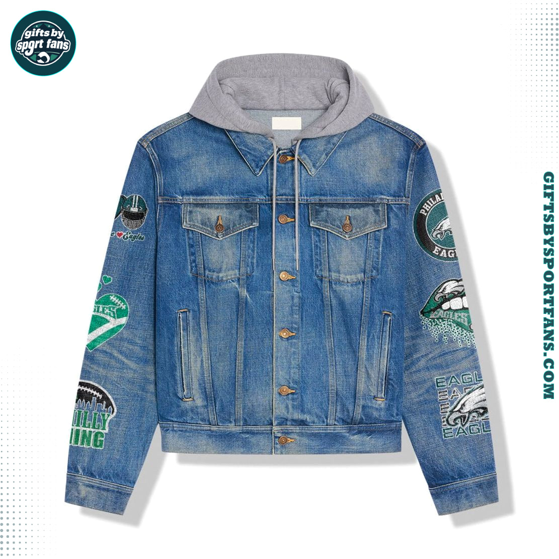 Hoodie Demin Jacket Hoodie Demin Jacket