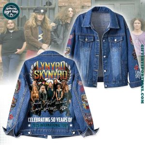 Lynyrd Skynyrd Celebrating 50 Years 2025 International Tour Demin Jacket